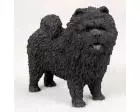 Chow Chow Figurine, Black