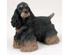 Cocker Spaniel Figurine, Black/Brown