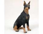 Doberman Figurine, Black