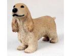 English Cocker Spaniel Figurine, Blonde