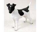 Fox Terrier Figurine, Black and White