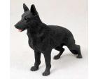 German Shepherd Figurine, Black