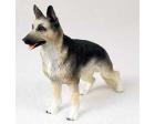 German Shepherd Figurine, Tan and Black