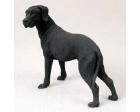 Great Dane Figurine, Black Uncropped