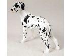 Great Dane Figurine, Harlequin Uncropped