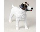 Jack Russell Terrier Figurine, Roughcoat Brown/White