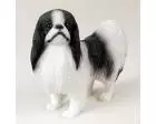 Japanese Chin Figurine, Black and White