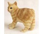 Manx Cat Figurine, Red