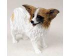 Papillon Figurine, Brown and White