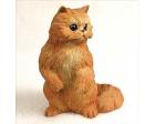 Persian Cat Figurine, Red