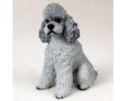 Poodle Figurine, Gray Sport Cut
