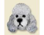 Poodle Doogie Head, Gray Sportcut