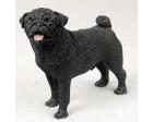 Pug Figurine, Black