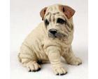 Shar-pei Figurine, Cream