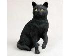 Shorthair Black Cat Figurine