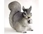Squirrel Gray Figurine