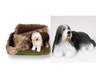Bearded Collie Triangle Planter