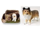 Sheltie, Sable Triangle Planter