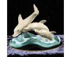 Dolphin Figurine Triple Dolphins