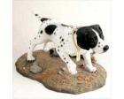 German Shorthair Pointer Figurine, Black/White (MyDog SE)