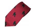 Poodle Neck Tie, Black