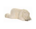 Polar Bear Cub Sleeping Plush Stuffed 40 Inches Long by Hansa