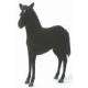 Horse (Black Beauty) Plush Stuffed 38 Inches RIDEABLE by Hansa