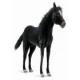 Pony Black Plush Stuffed 56 Inches Life Size RIDEABLE by Hansa