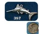 Fish Charm (Marlin, Small)