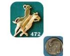 Horse Charm (Barrel Racer)