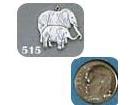 Elephant Mama and Baby Charm