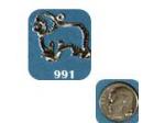 Old English Sheepdog Charm (Large)