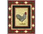 Le Coq Throw Blanket (Woven/Tapestry) Chicken