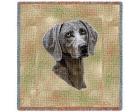 Weimaraner Lap Square Throw Blanket (Woven)