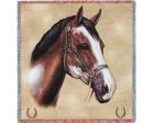 Paint Horse Lap Square Throw Blanket (Woven)