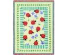 Ladybug Garden Throw Blanket (Woven/Tapestry)