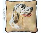 English Setter Lap Square Throw Blanket (Woven) II