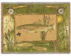 Fisherman's Catch Throw Blanket (Woven/Tapestry) Fishing