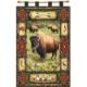 Buffalo Lodge Wall Hanging (Woven/Tapestry)