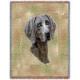 Weimaraner Lap Square Throw Blanket (Woven)