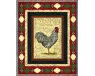 Le Coq Throw Blanket (Woven/Tapestry) Chicken