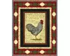 Le Coq Throw Blanket (Woven/Tapestry) Chicken
