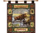 Moose Lodge Wall Hanging (Woven/Tapestry)