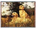 Golden Retriever Throw Blanket (Woven/Tapestry)