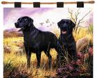 Labrador Retriever Wall Hanging (Woven/Tapestry) Black Lab