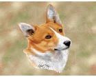 Welsh Corgi Lap Square Throw Blanket (Woven)