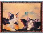 Cherub Cats Throw Blanket (Woven/Tapestry)