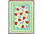 Ladybug Garden Throw Blanket (Woven/Tapestry)