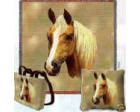 Palomino Horse Lap Square Throw Blanket (Woven)