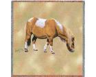 Shetland Pony Lap Square Throw Blanket (Woven) Horse